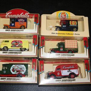 Lledo Days gone by Campbells and Golden Flake diecast trucks lot of 6